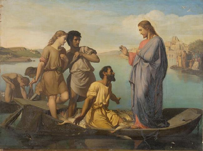 Henri-Pierre Picou The Miraculous Draught oil painting image